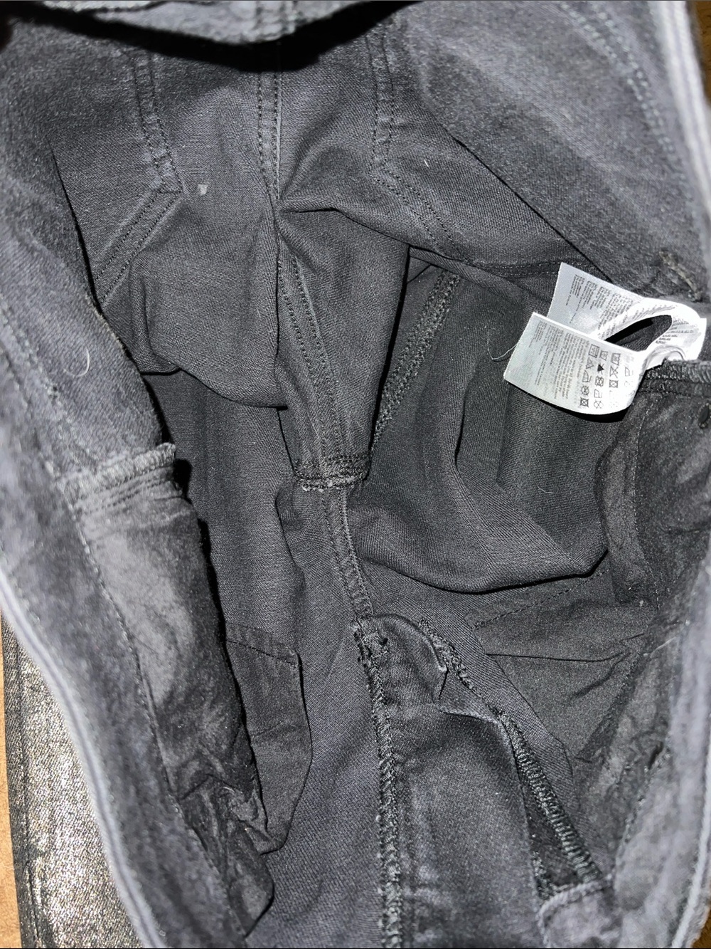 AllSaints Miller Mid-Rise Snake Skinny Jeans Gold Metallic 28 - Picture 12 of 12